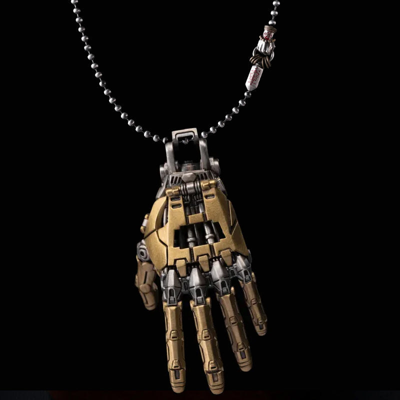 Mechanical Bionic Hand Pendant