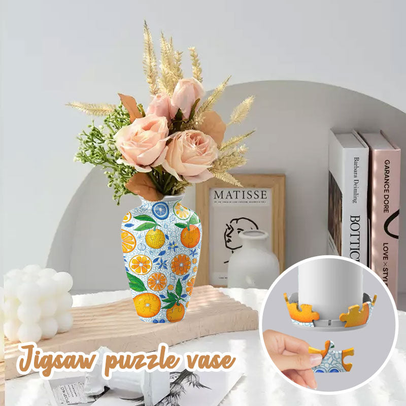 Summer Only Series Puzzle Short-Necked Vase - (120 Pieces)