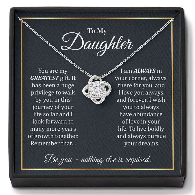 👪To my daughter “Heart of Love”necklace🍀