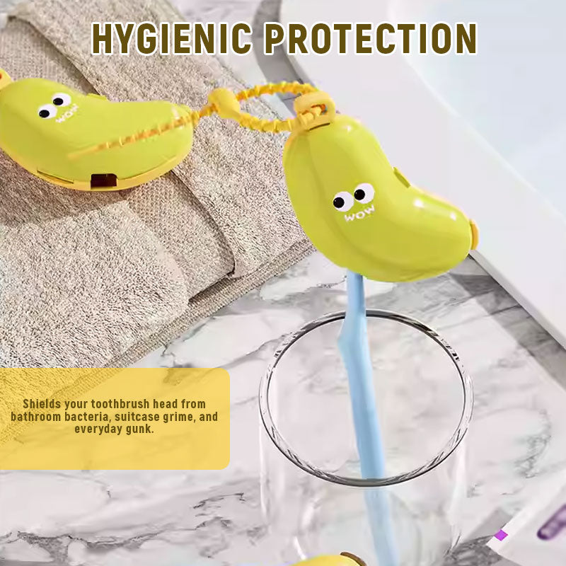 🍌 Banana Toothbrush Head Cover – Keep It Clean & Cute! 🪥✨