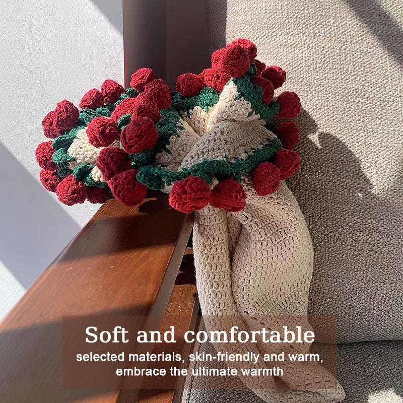 Rose Bouquet Blanket(Finished product & material package available)