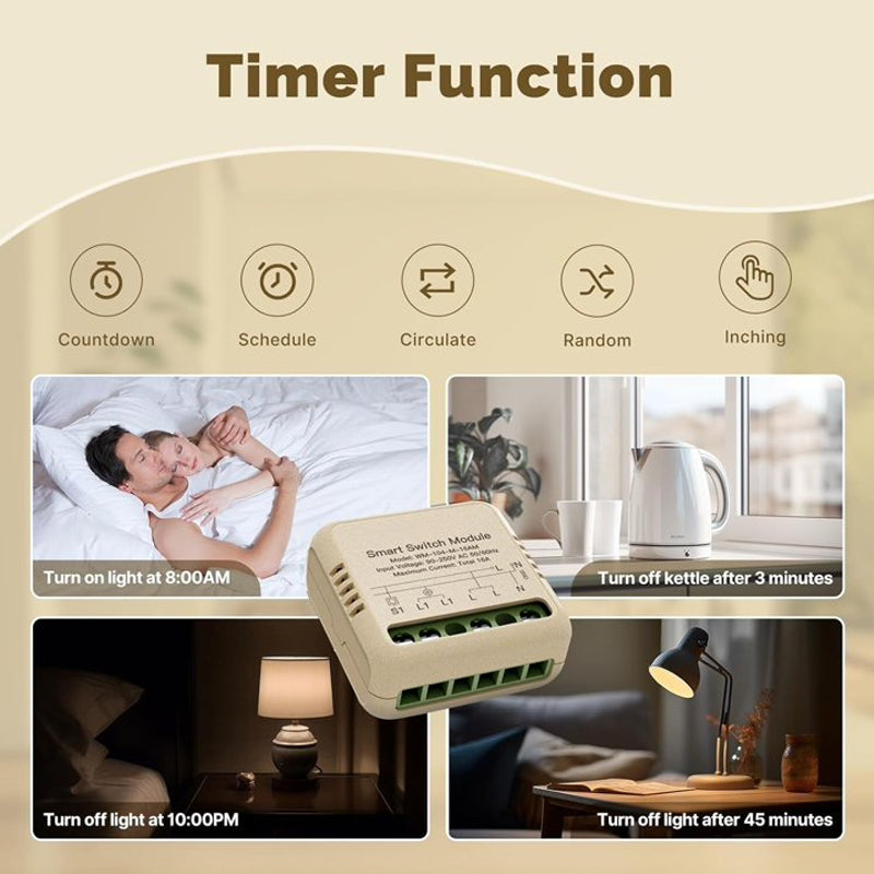 Smart WiFi Switch Controller – Remote & Voice Control