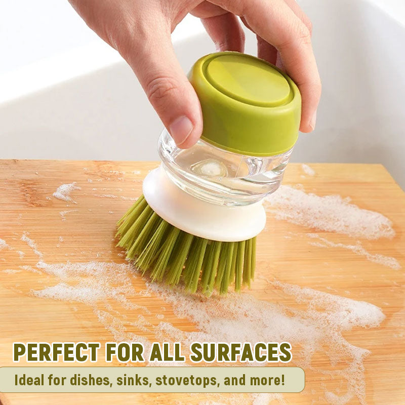 🧼 Touch-Free Liquid Dispensing Brush – Clean Smarter, Not Harder! 🧽