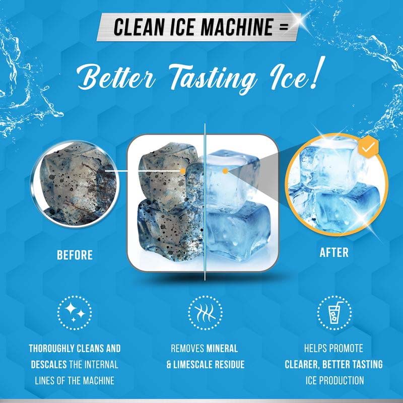 🧊 Ice Machine Cleaner Maker Descaler – Keep Your Ice Fresh & Machine Clean! 💦