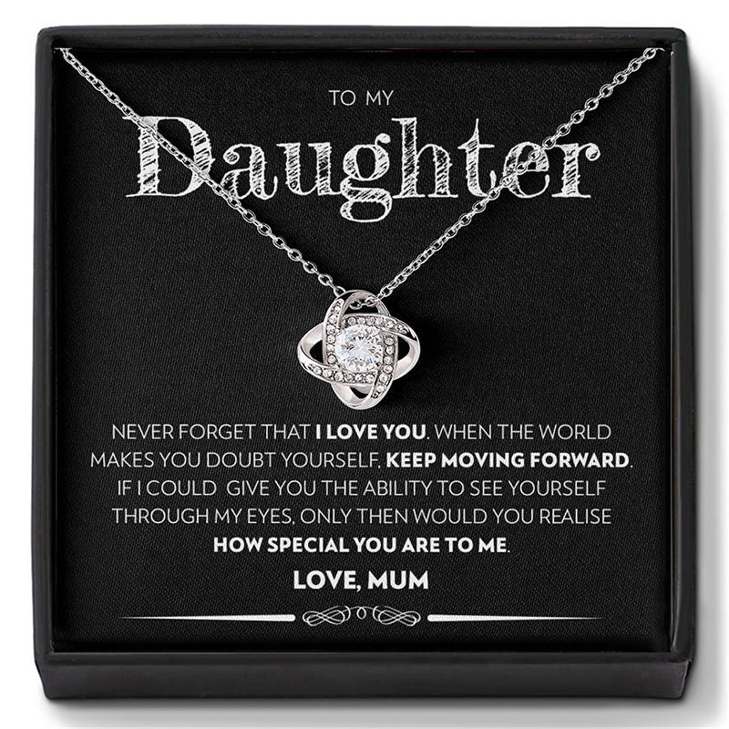 👪To my daughter “Heart of Love”necklace🍀