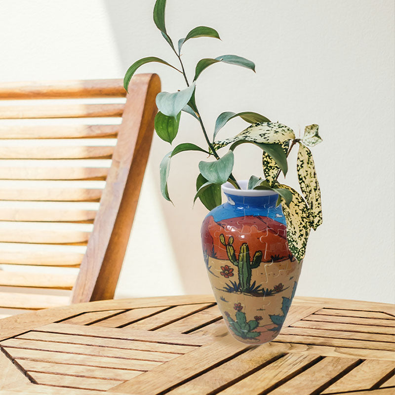 Summer Only Series Puzzle Short-Necked Vase - (120 Pieces)