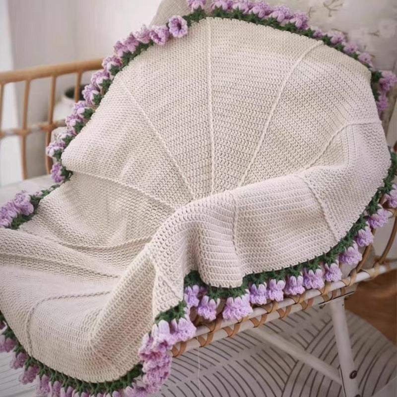 Rose Bouquet Blanket(Finished product & material package available)