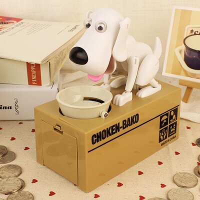 Cute Greedy Dog Piggy Bank