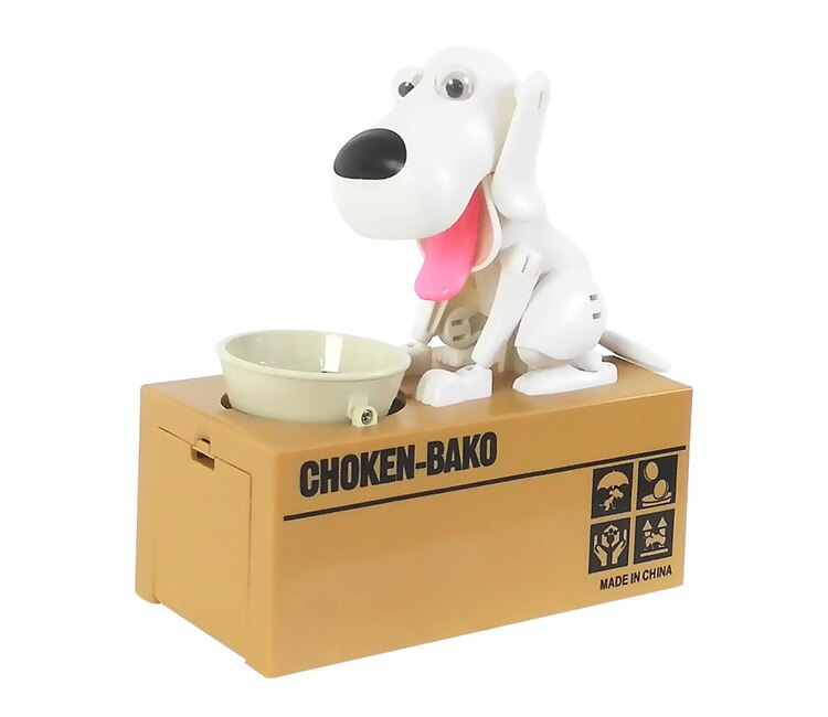 Cute Greedy Dog Piggy Bank