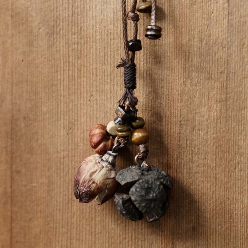 Nature-Inspired Handmade Seed Ornaments | Botanical Charm Series