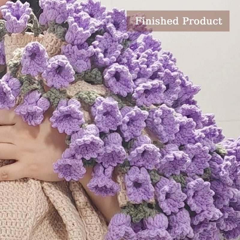 Rose Bouquet Blanket(Finished product & material package available)