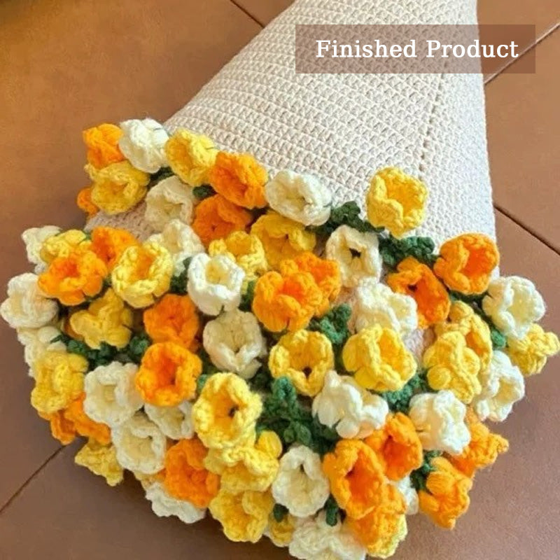 Rose Bouquet Blanket(Finished product & material package available)
