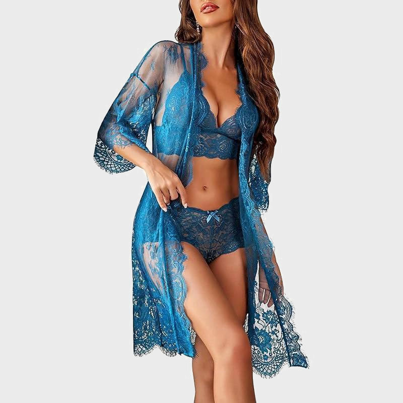 🌹Lace Sexy Lingerie Three-Piece Set