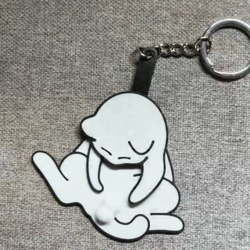 Cat Acrylic Keychain Pendant
