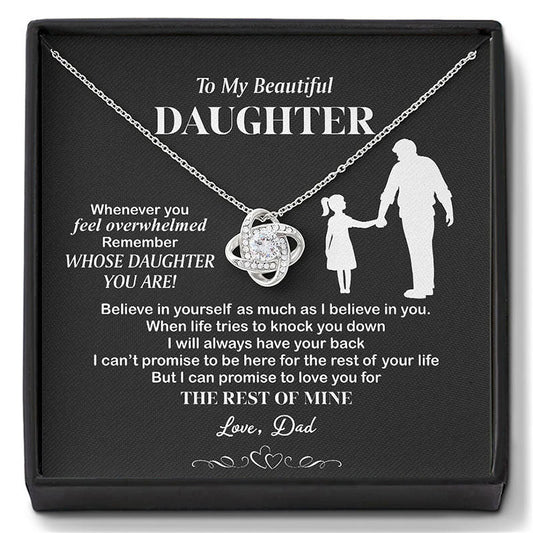 👪To my daughter “Heart of Love”necklace🍀