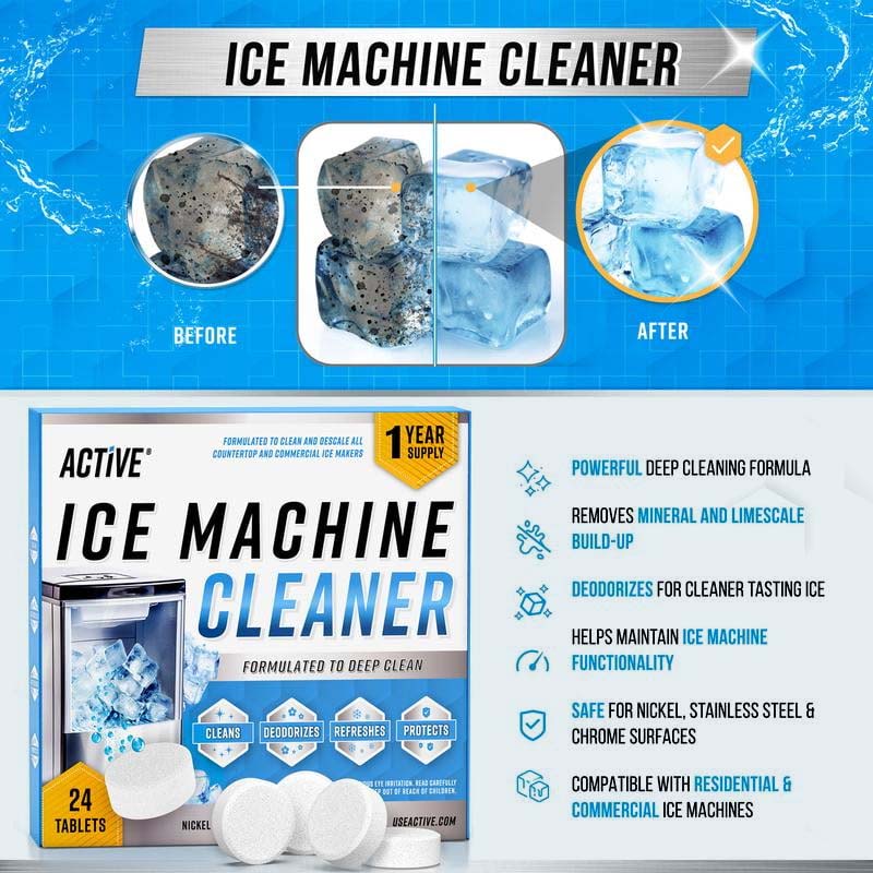 🧊 Ice Machine Cleaner Maker Descaler – Keep Your Ice Fresh & Machine Clean! 💦