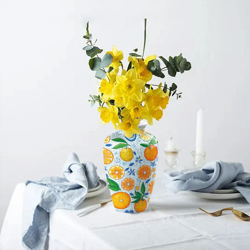 Summer Only Series Puzzle Short-Necked Vase  - (120 Pieces)