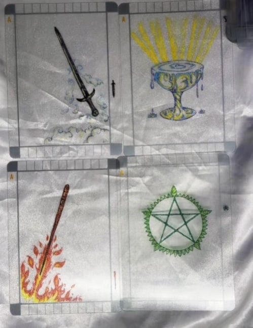 🔮🧙‍♀️🃏Den gjennomsiktige taroten/The Transparent Tarot (2nd Edition)