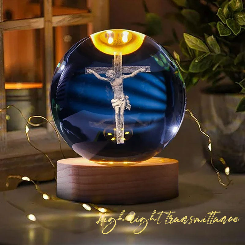 Luminous Crystal Glass Ball Ornament