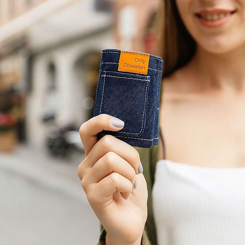 “Pocket Pants” Mini Jeans Wallet 👖💵