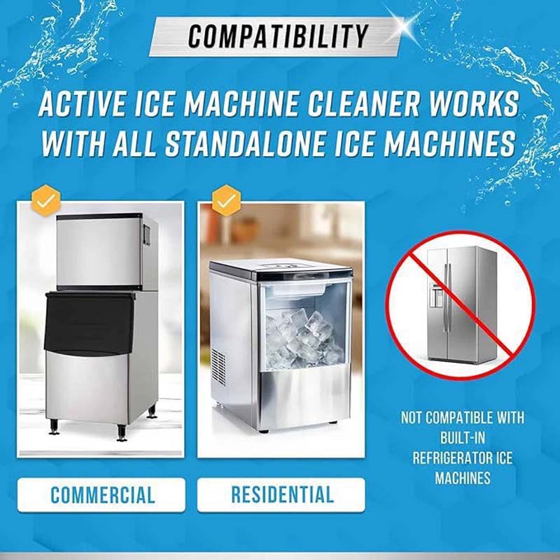 🧊 Ice Machine Cleaner Maker Descaler – Keep Your Ice Fresh & Machine Clean! 💦