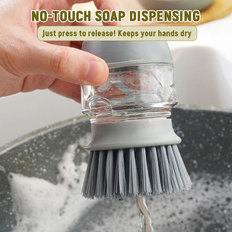 🧼 Touch-Free Liquid Dispensing Brush – Clean Smarter, Not Harder! 🧽