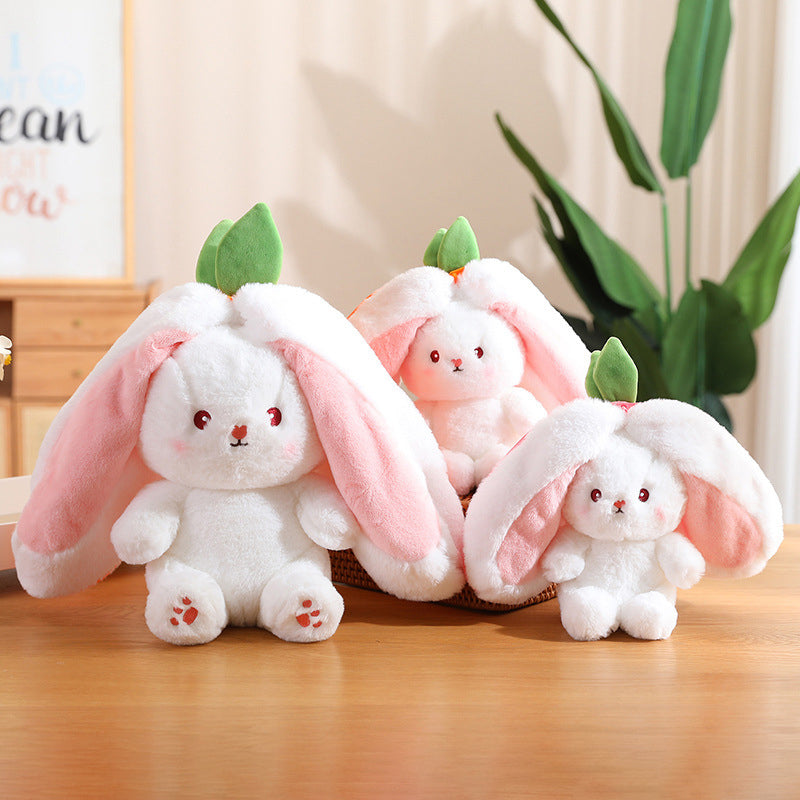 🍓Christmas Strawberry Carrot Bunny🐰 Fruit Doll Plush Toy