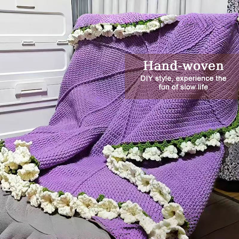 Rose Bouquet Blanket(Finished product & material package available)