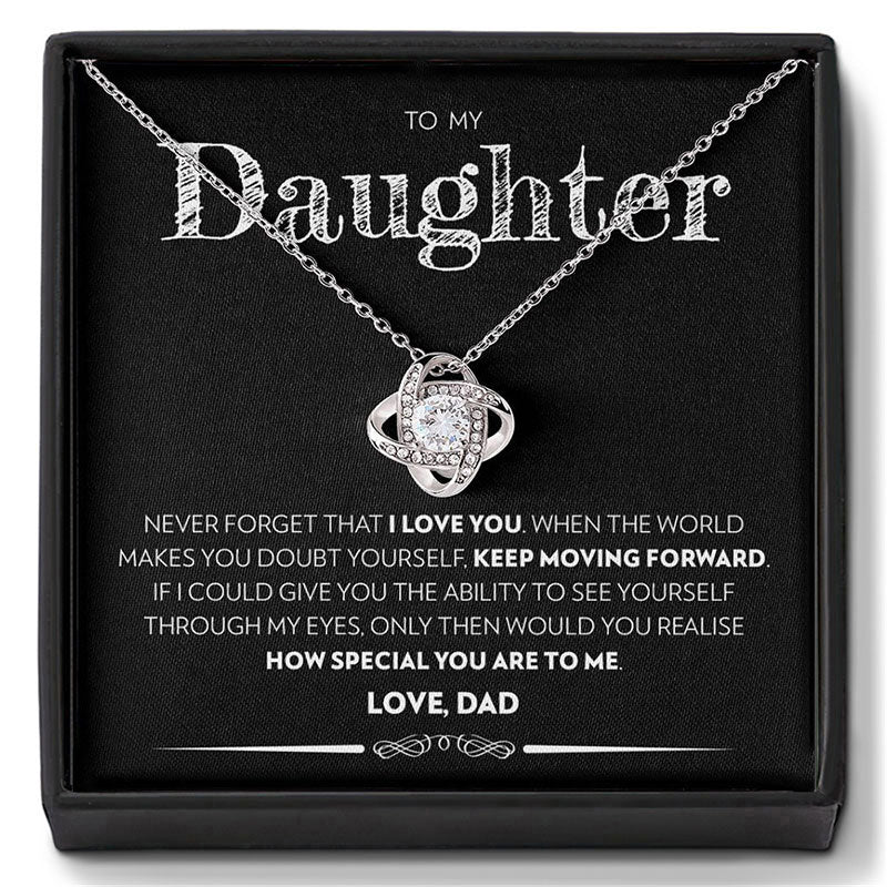 👪To my daughter “Heart of Love”necklace🍀