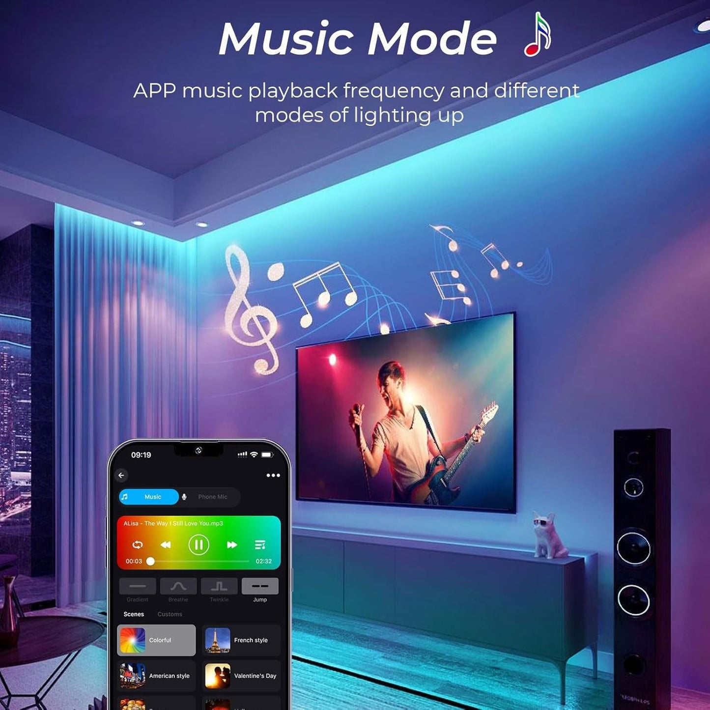 Smart RGB Neon LED Strip Lights