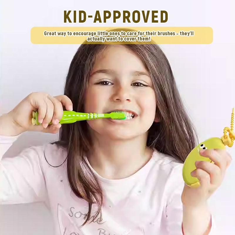 🍌 Banana Toothbrush Head Cover – Keep It Clean & Cute! 🪥✨