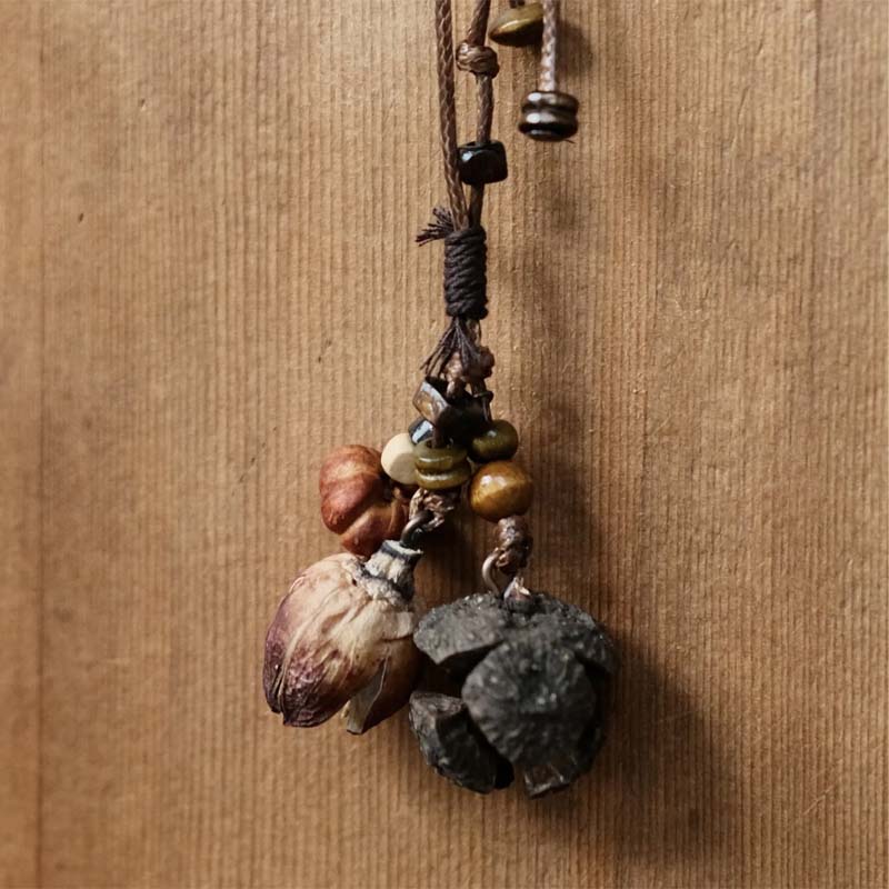 Nature-Inspired Handmade Seed Ornaments | Botanical Charm Series