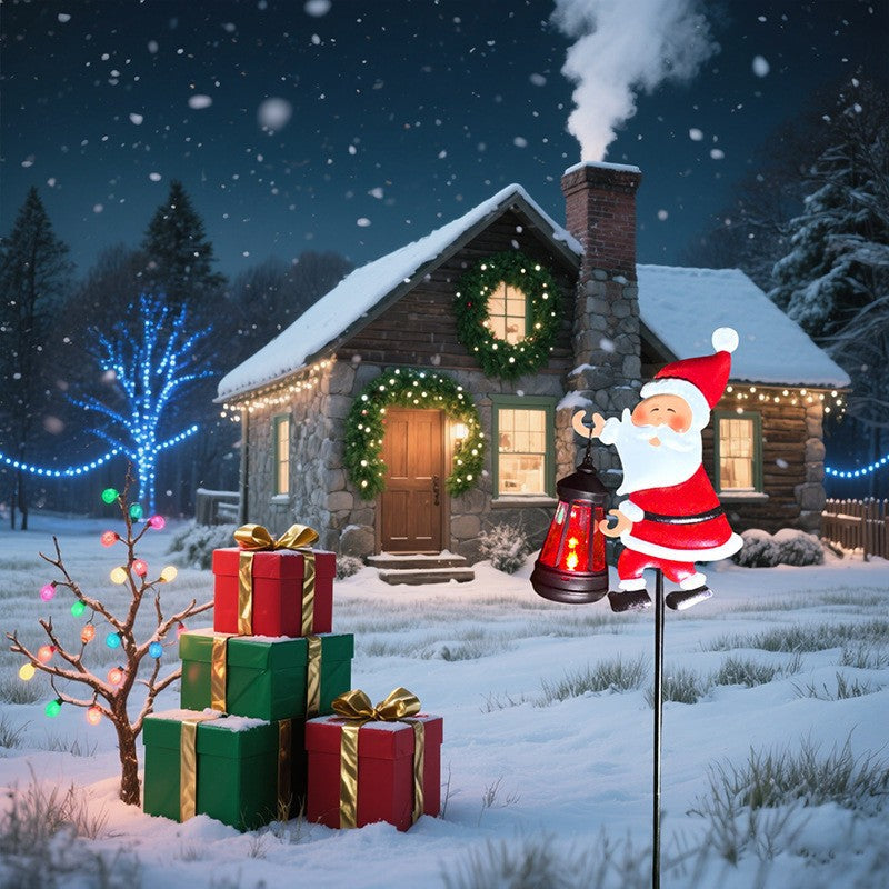 🎅Solar Garden Light In The Shape Of Santa Claus🎄