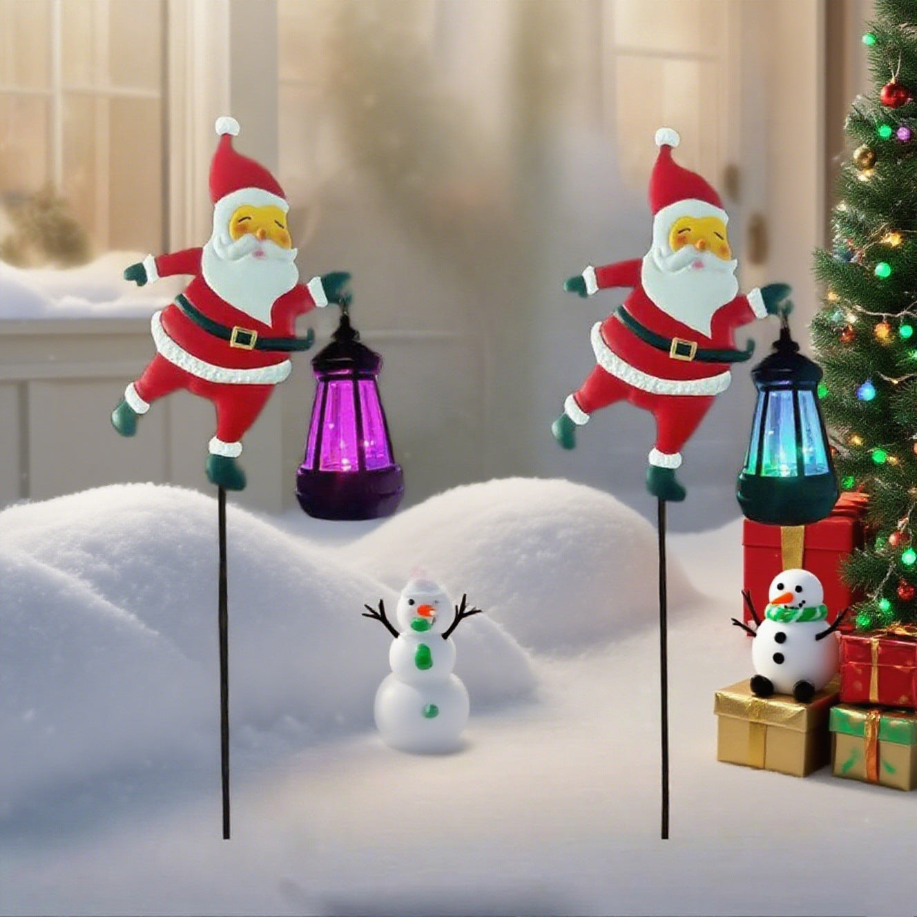 🎅Solar Garden Light In The Shape Of Santa Claus🎄