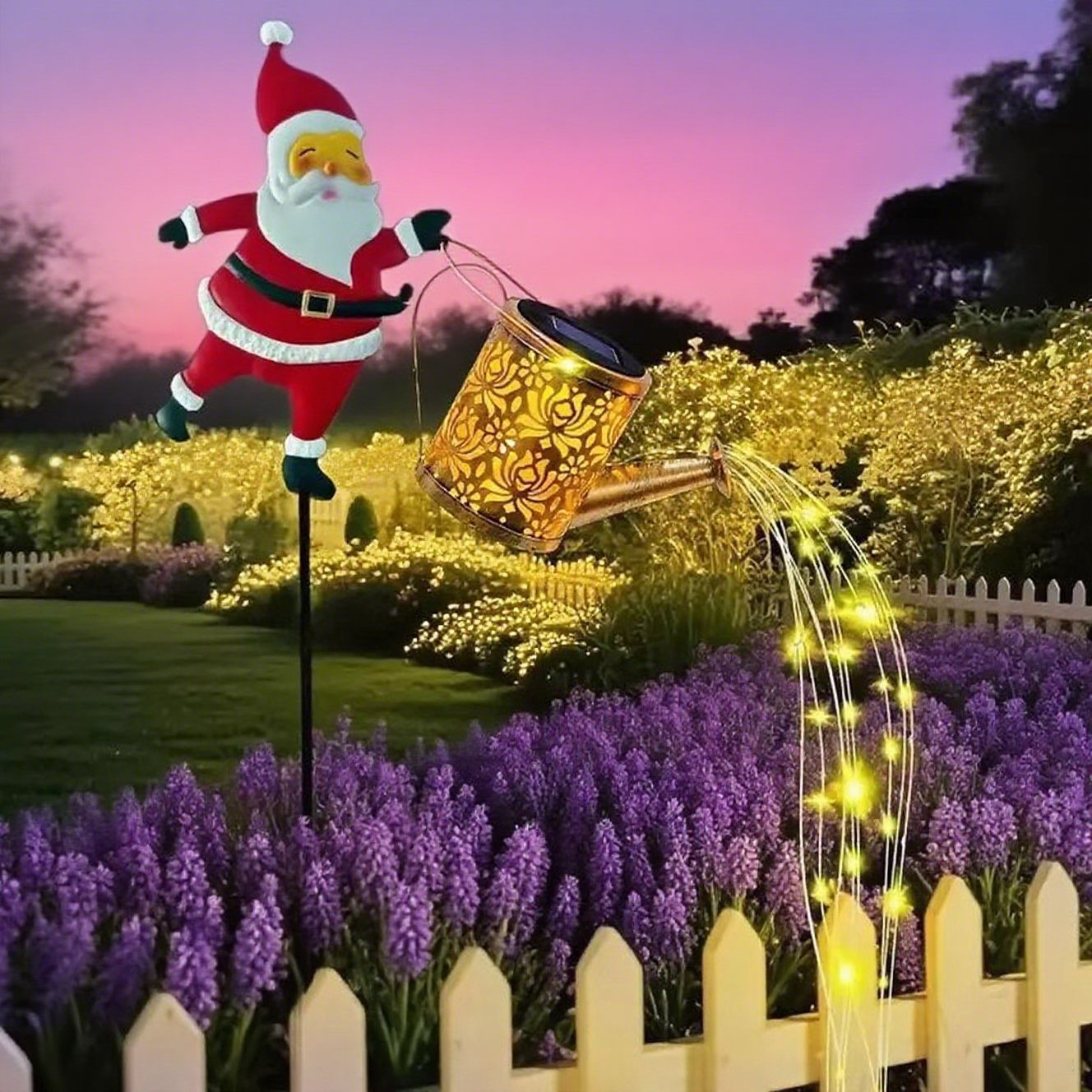 🎅Solar Garden Light In The Shape Of Santa Claus🎄