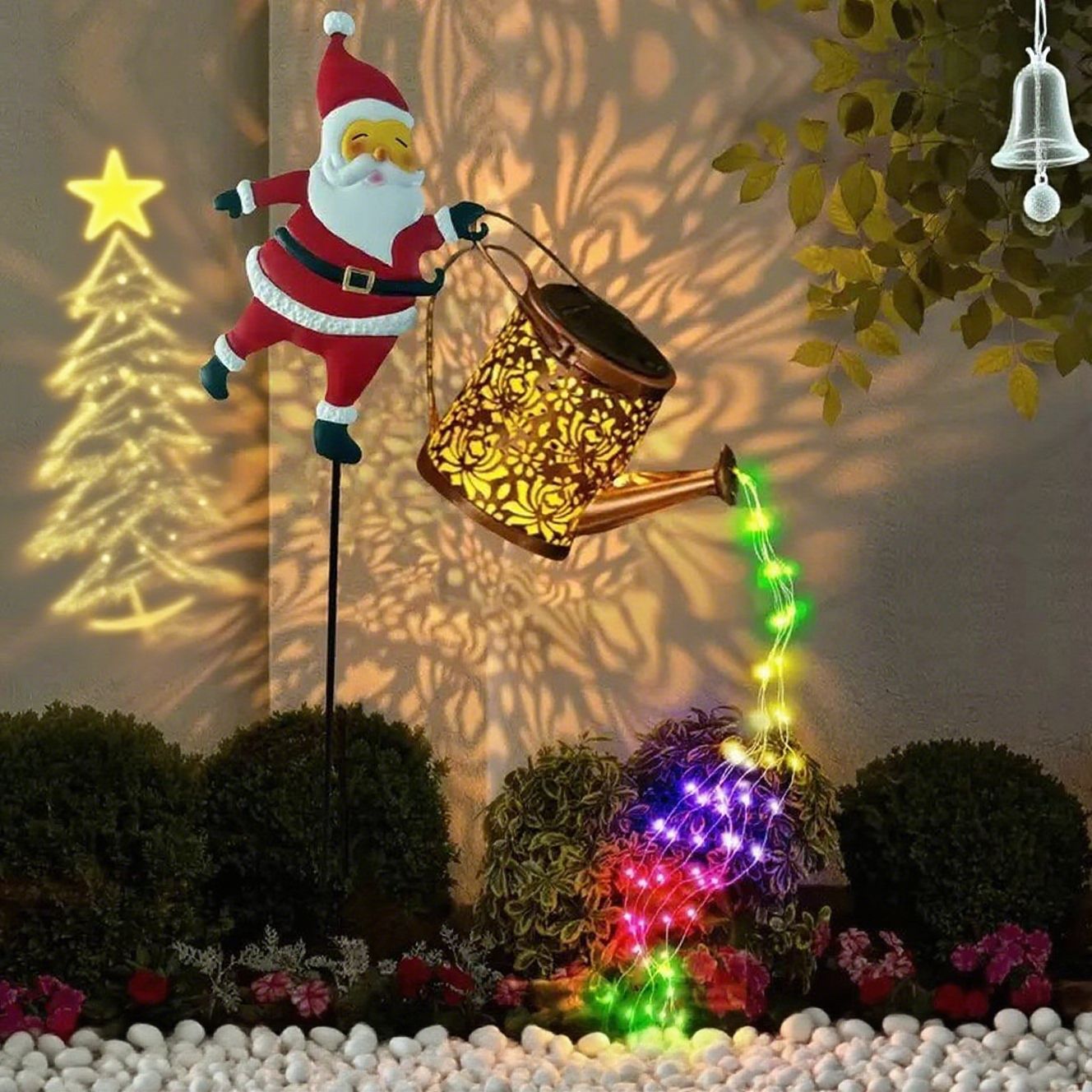 🎅Solar Garden Light In The Shape Of Santa Claus🎄