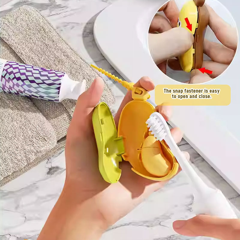 🍌 Banana Toothbrush Head Cover – Keep It Clean & Cute! 🪥✨