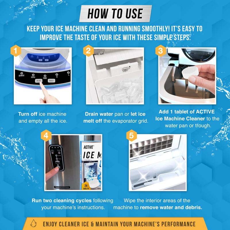 🧊 Ice Machine Cleaner Maker Descaler – Keep Your Ice Fresh & Machine Clean! 💦