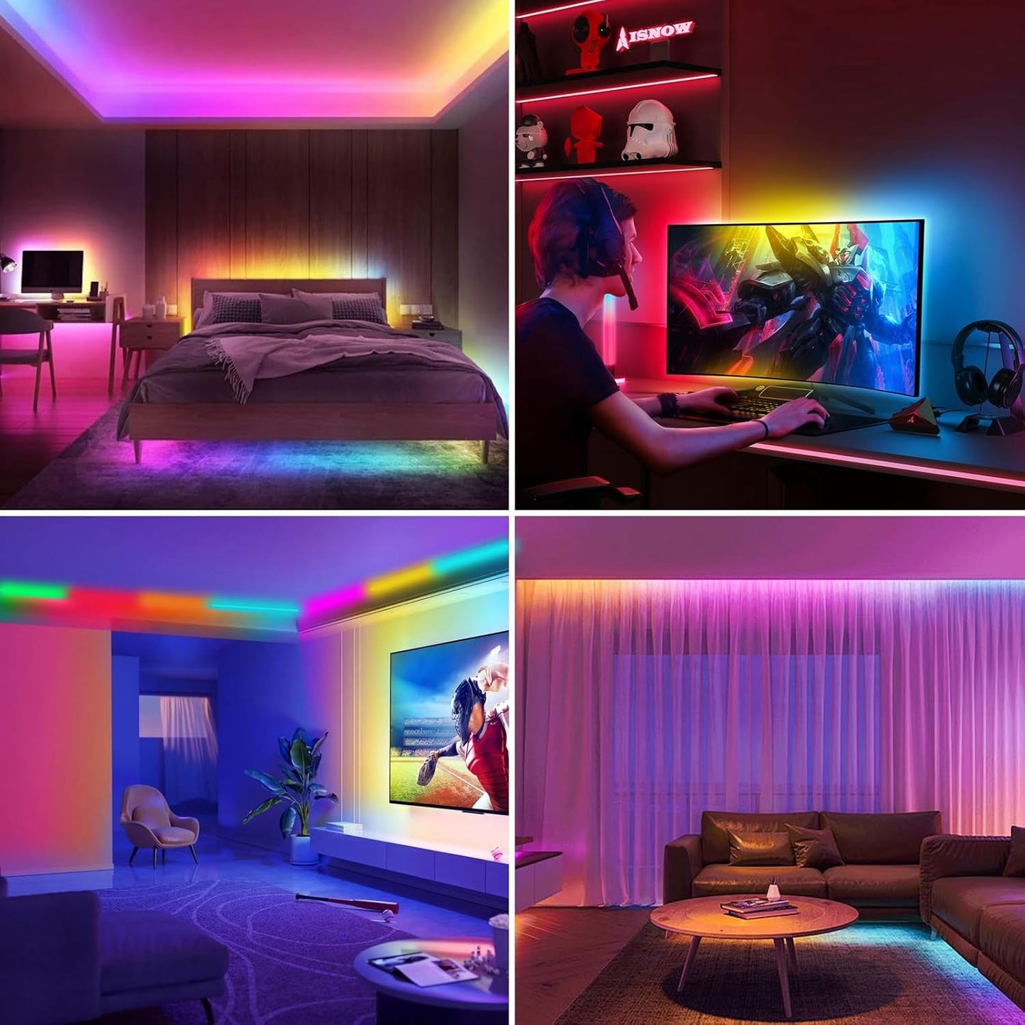 Smart RGB Neon LED Strip Lights