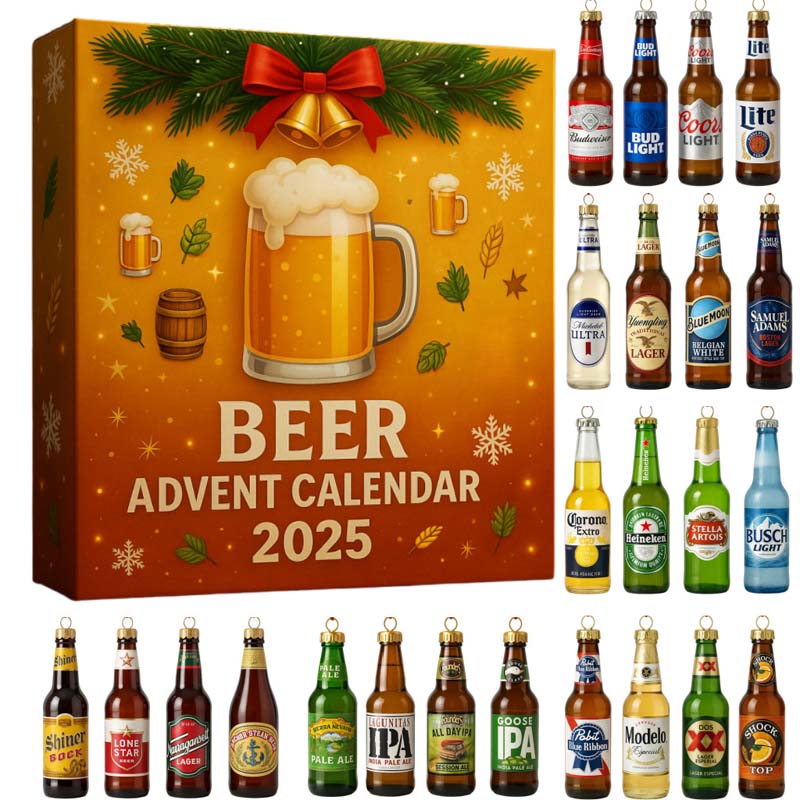 🍺 Beer Advent Calendar Surprise Box 🥃 A new surprise every day!