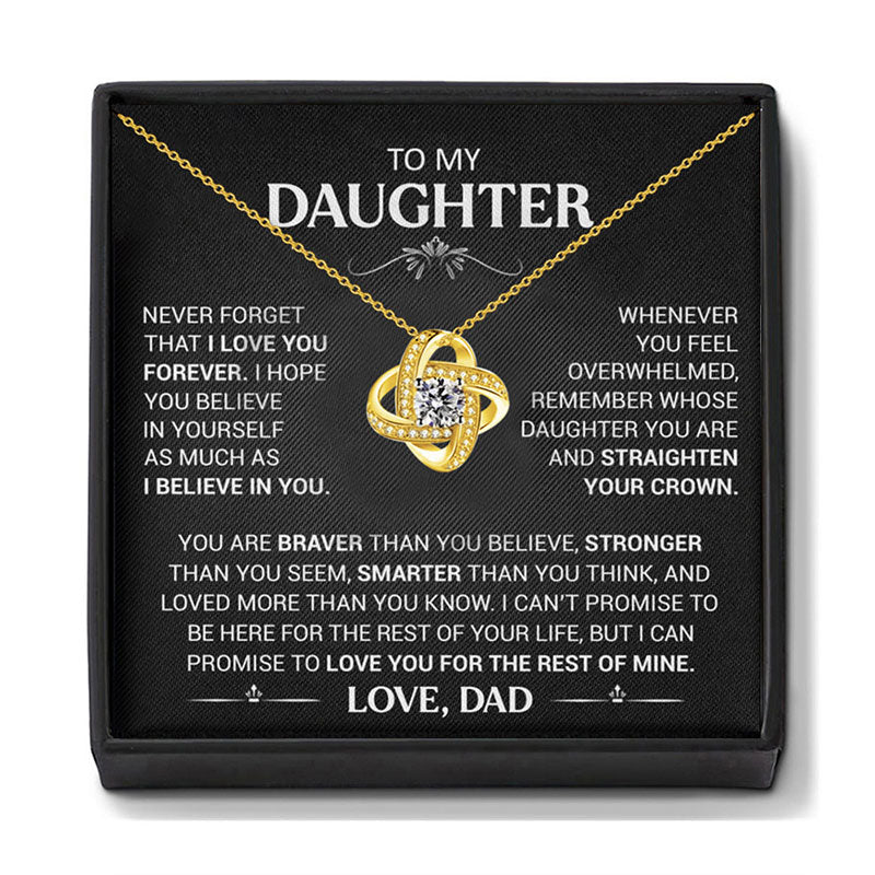 👪To my daughter “Heart of Love”necklace🍀