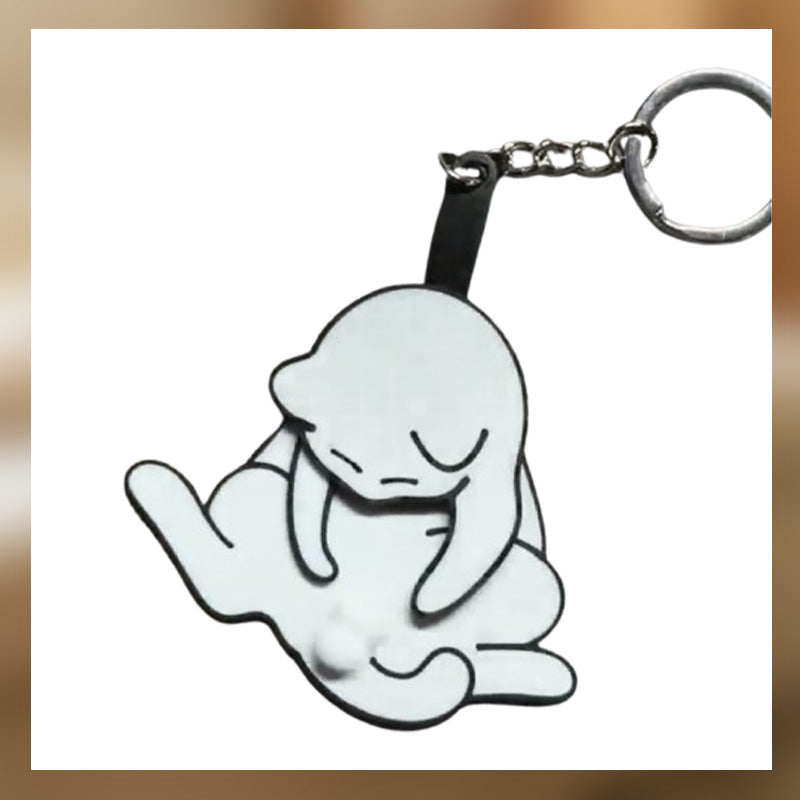 Cat Acrylic Keychain Pendant