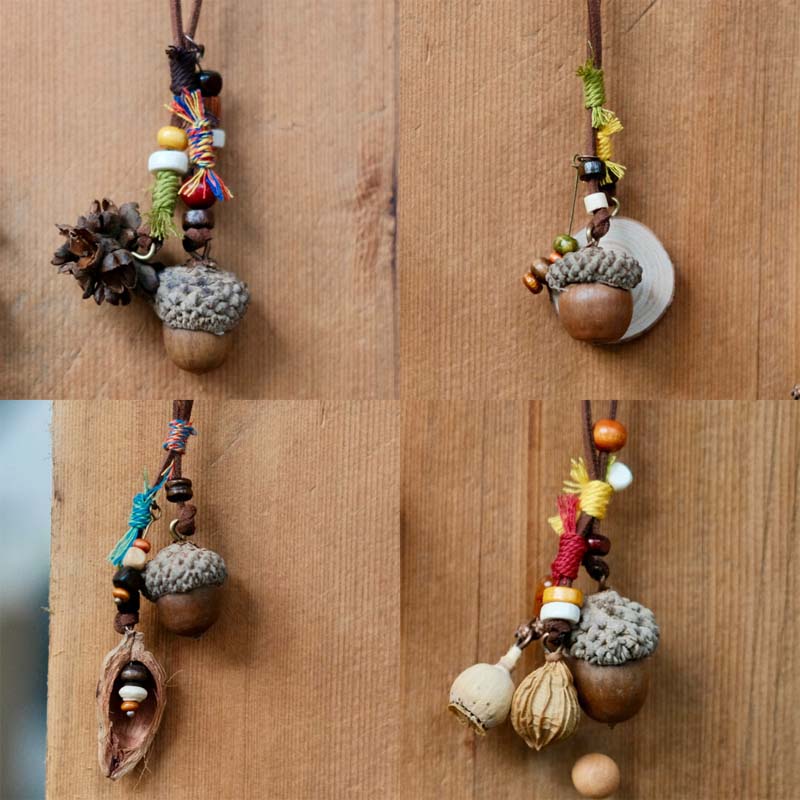 Nature-Inspired Handmade Seed Ornaments | Botanical Charm Series