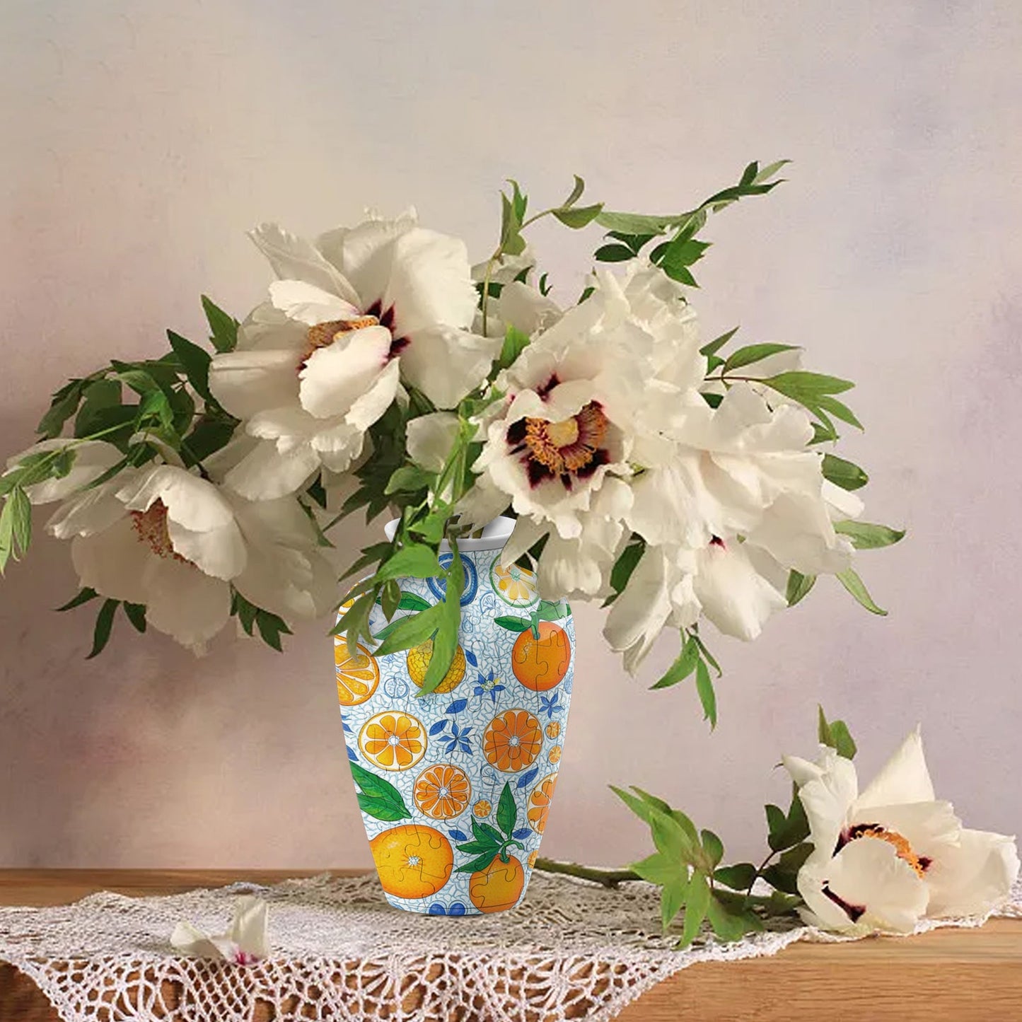 Summer Only Series Puzzle Short-Necked Vase  - (120 Pieces)