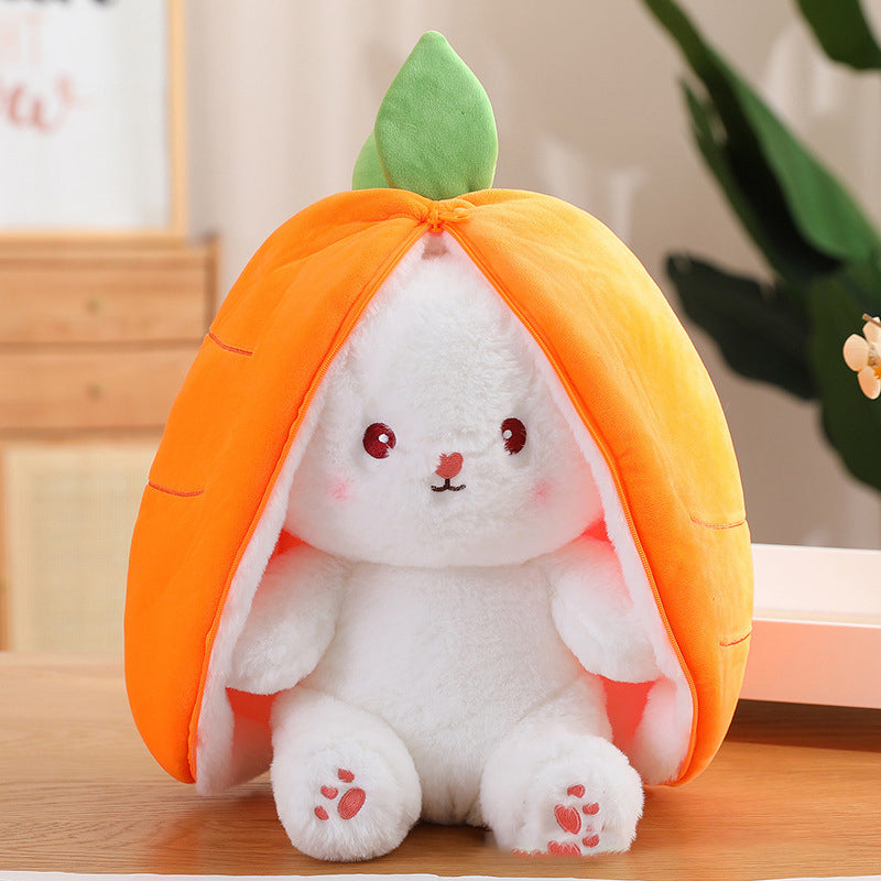 🍓Christmas Strawberry Carrot Bunny🐰 Fruit Doll Plush Toy