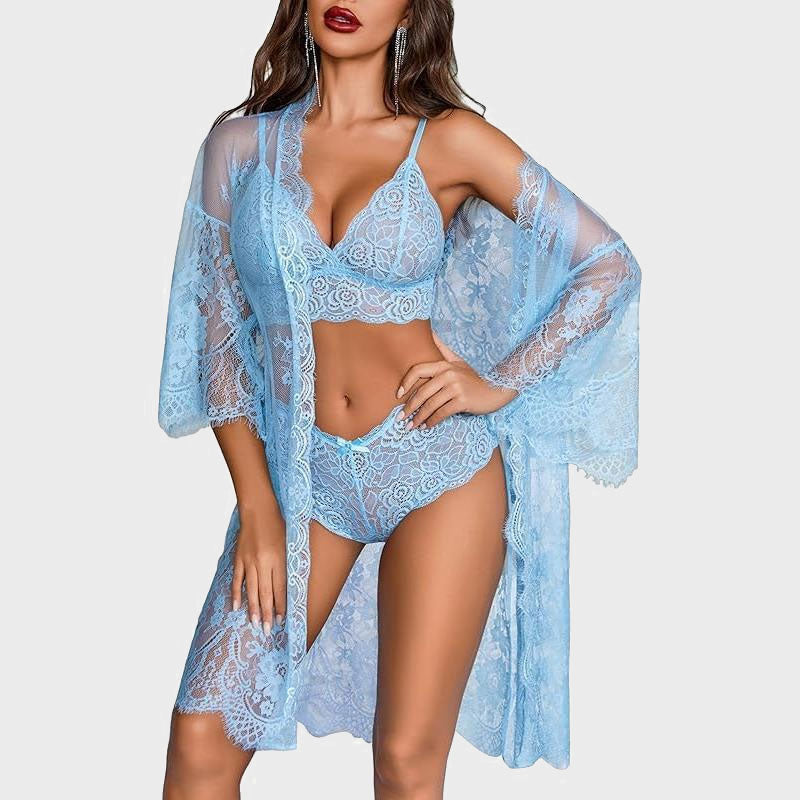🌹Lace Sexy Lingerie Three-Piece Set