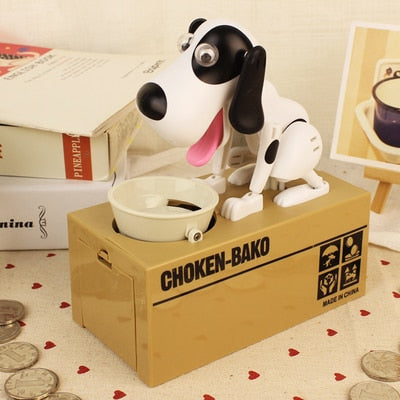 Cute Greedy Dog Piggy Bank