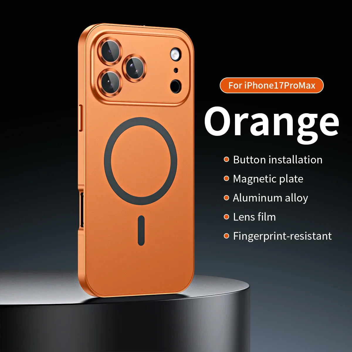 📱Magnetic Aluminum Metal Frame Protective Case For iPhone