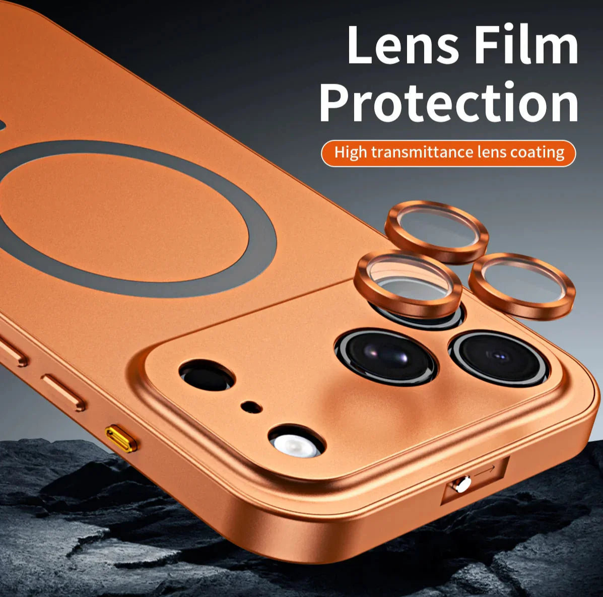 📱Magnetic Aluminum Metal Frame Protective Case For iPhone