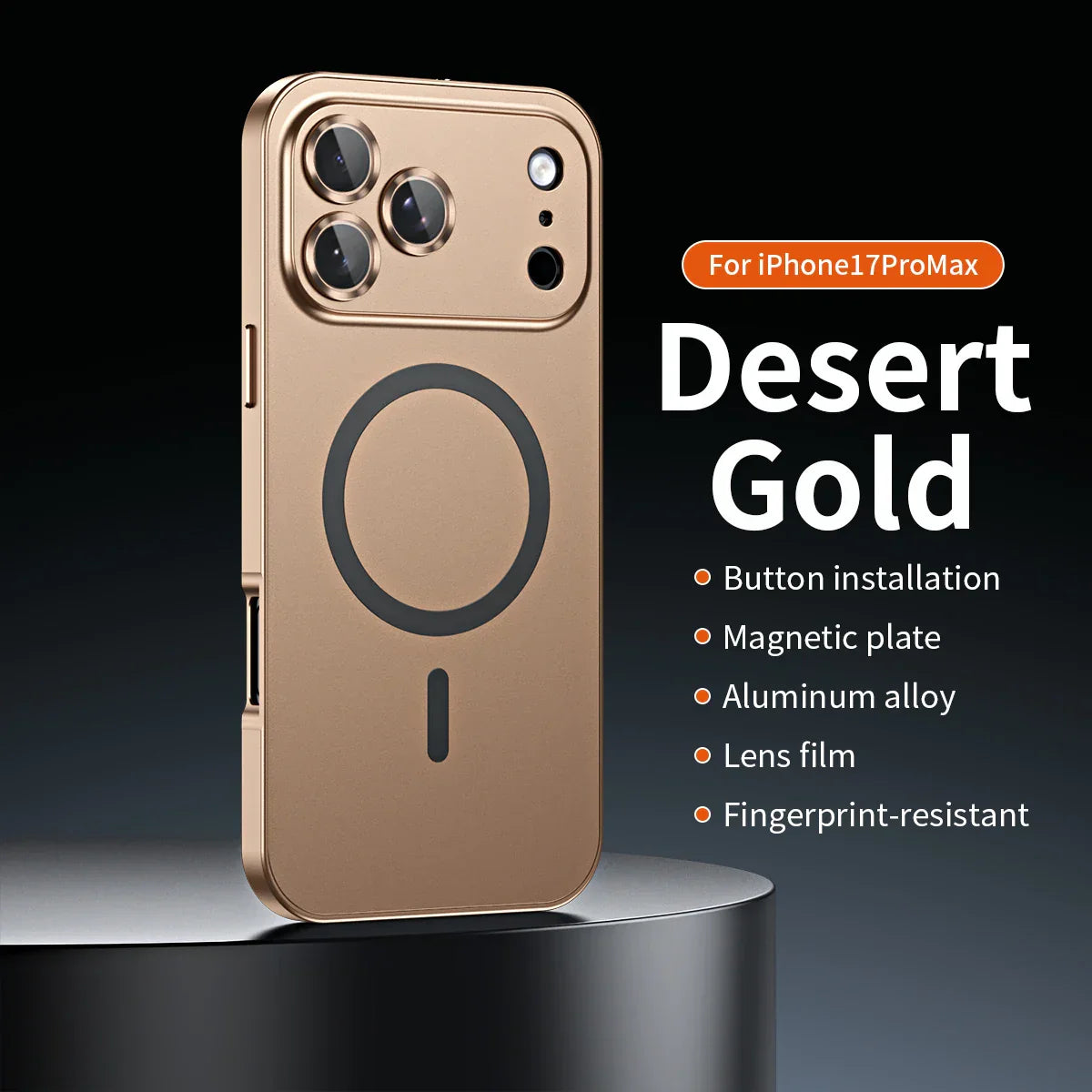 📱Magnetic Aluminum Metal Frame Protective Case For iPhone